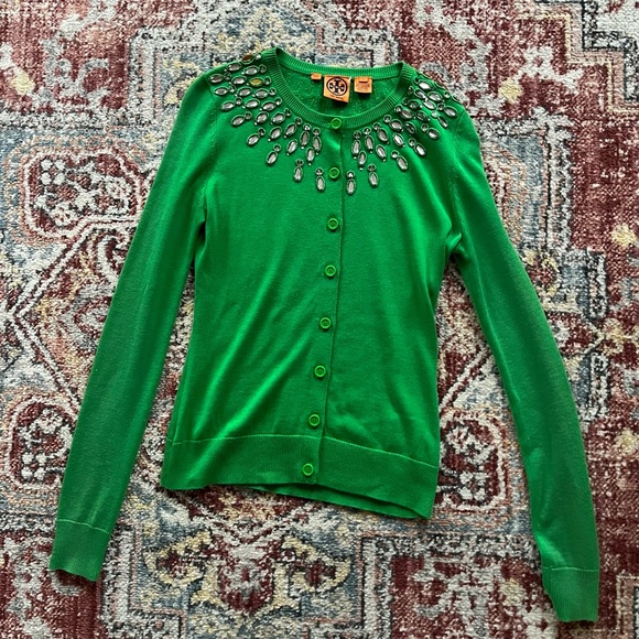 Tory Burch Sweaters - Tory Burch silk/cashmere cardigan